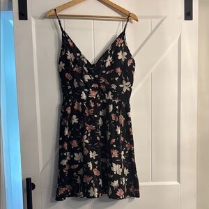 SHEIN Pink and Orange Mini Sundress Spaghetti Strap